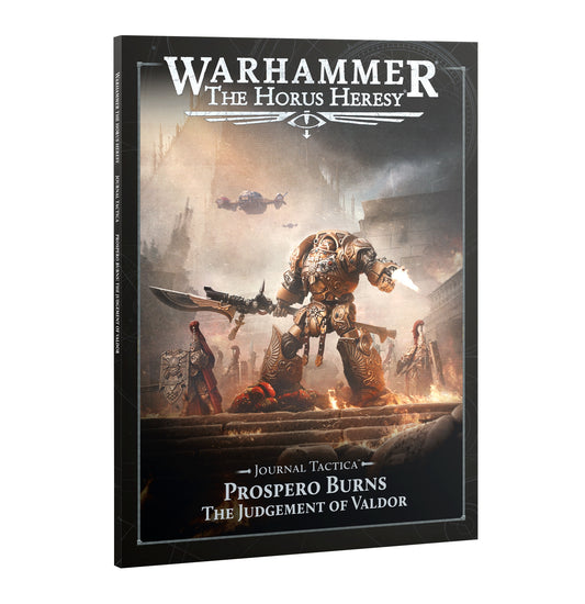 Journal Tactica Prospero Burns Judgement Of Valdor (PRE ORDER) (RELEASE SEP 12)