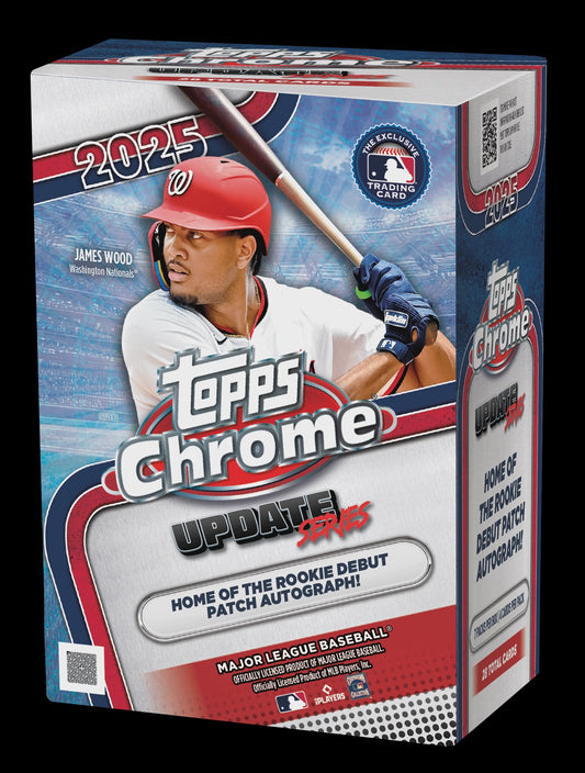 Topps Chrome 2025 Updates Baseball Value Box