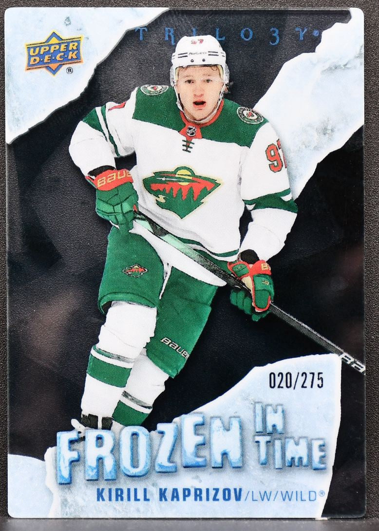 2022-23 UD Trilogy Frozen in Time Kirill Kaprizov FT-KK Minnesota Wild 020/275 8052