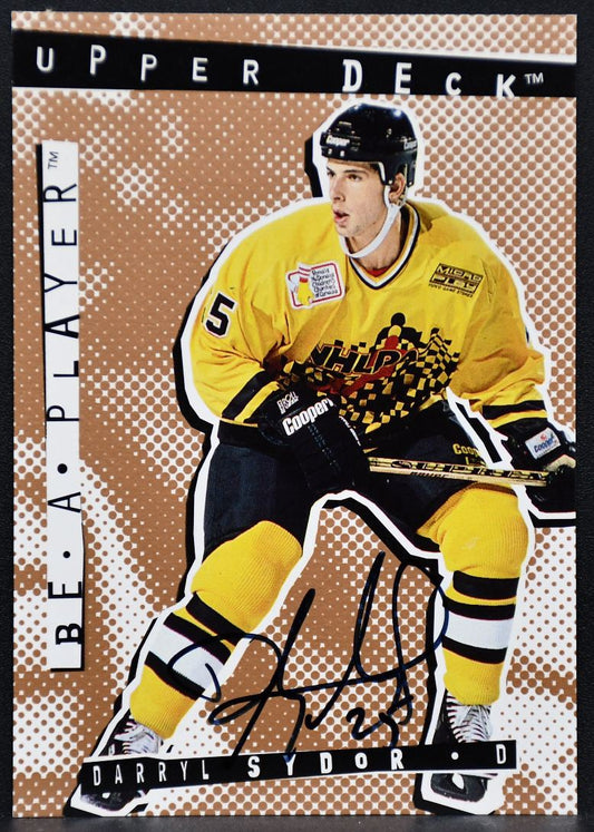 1994-95 Upper Deck Be a Player Autographs Darryl Sydor 26 Auto 3320