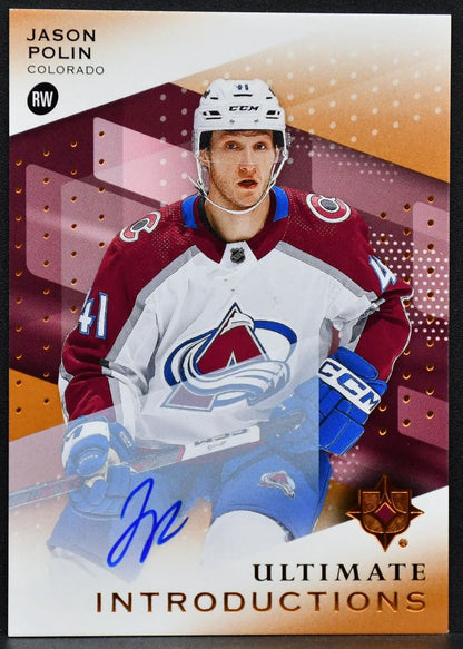 2024-25 UD Ultimate Collection Introductions Auto Jason Polin UI-JP RC Auto