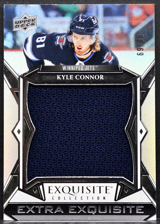 2022-23 Upper Deck Exquisite Collection Extra Kyle Connor 69/99 Jersey 8708
