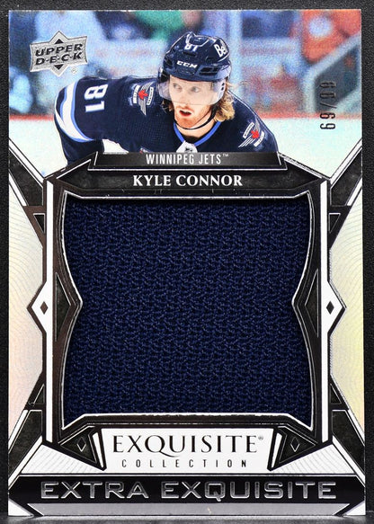 2022-23 Upper Deck Exquisite Collection Extra Kyle Connor 69/99 Jersey 8708