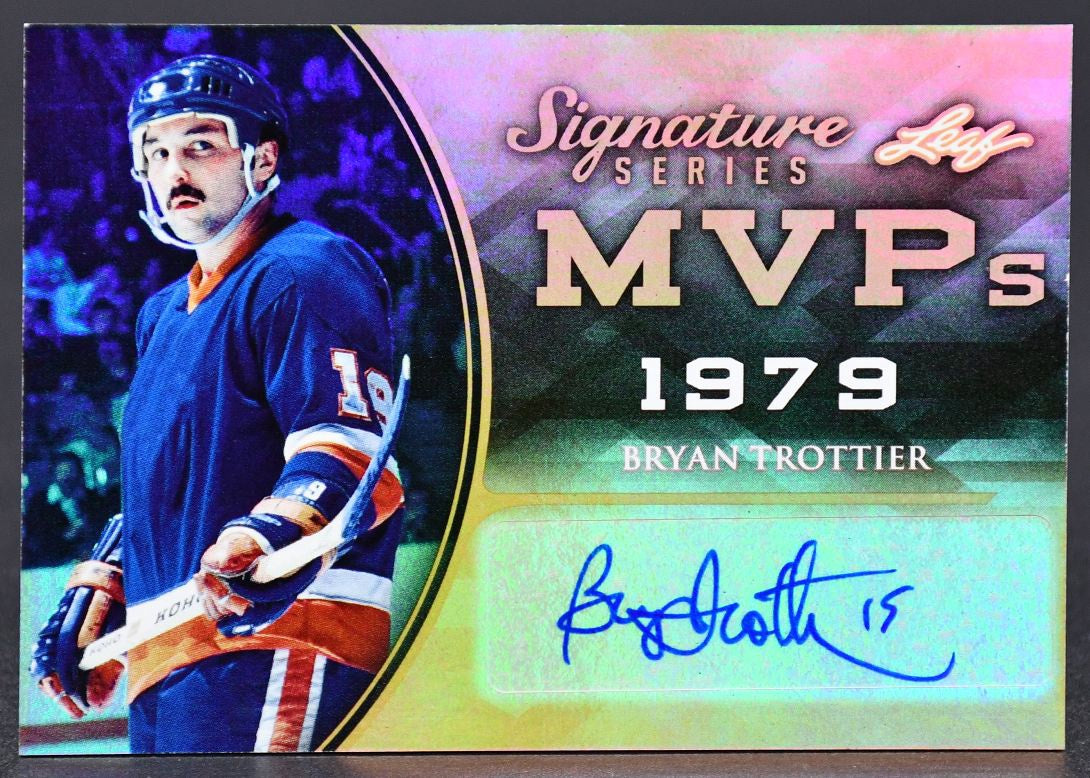 2015-16 Leaf Signature Series MVPs - Bronze Bryan Trottier MVP-BT1 Auto