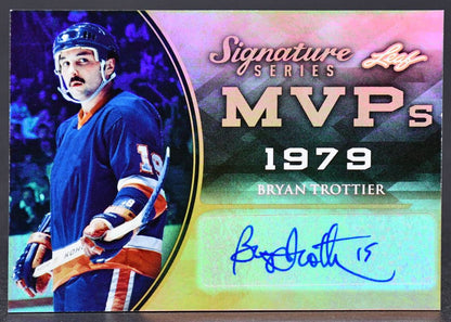 2015-16 Leaf Signature Series MVPs - Bronze Bryan Trottier MVP-BT1 Auto