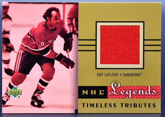 2001-02 UD Legends Timeless Tributes Guy Lafleur TT-LA Jersey