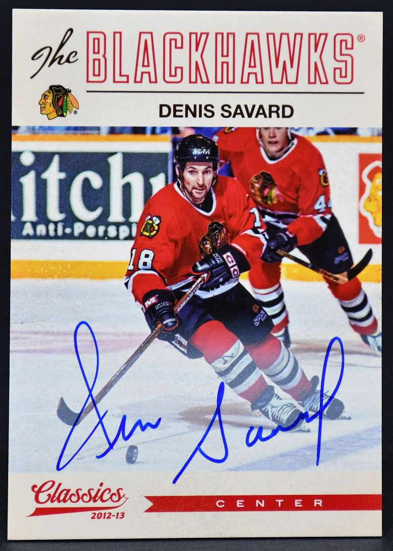2012-13 Panini Classics Signatures Denis Savard 31 Auto