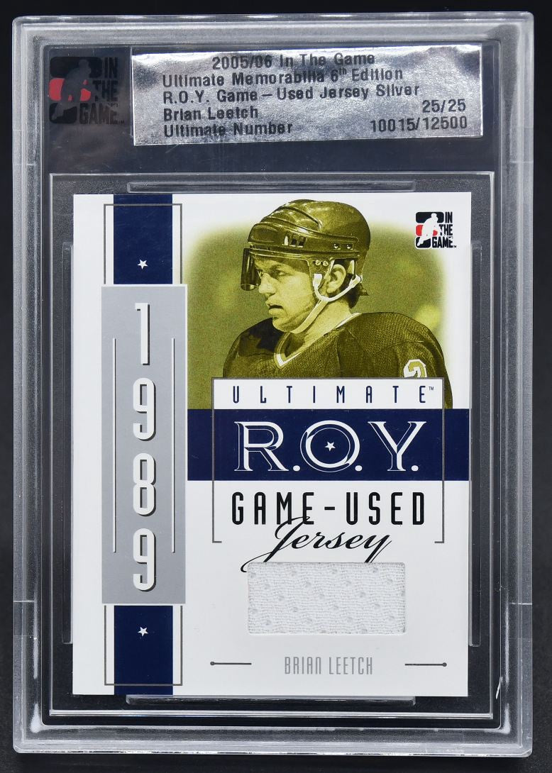 2006-07 ITG 6th Ultimate R.O.Y. Game-Used Jersey Brian Leetch 25/25 Jersey