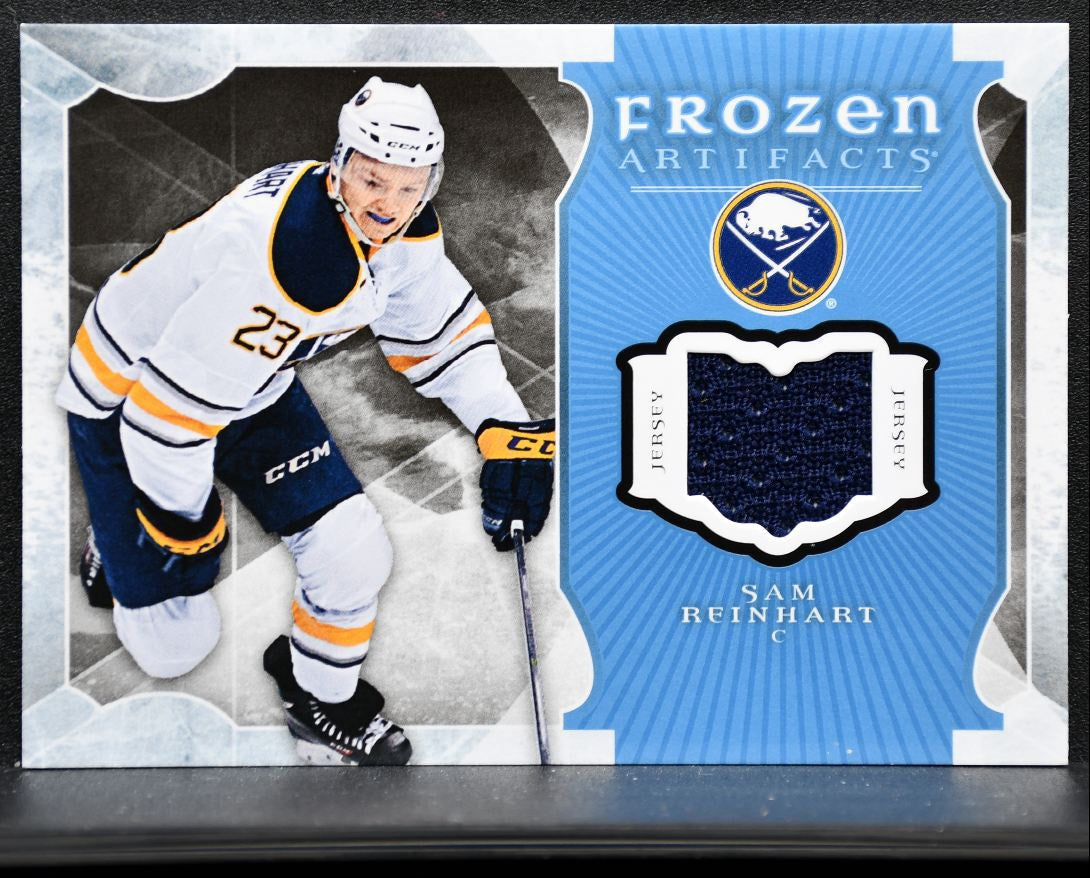2015-16 UD Artifacts Frozen Blue Sam Reinhart FA-SR Jersey 9196