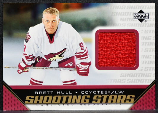 2005-06 Upper Deck Shooting Stars Brett Hull S-BH Phoenix Coyotes Jersey 8542