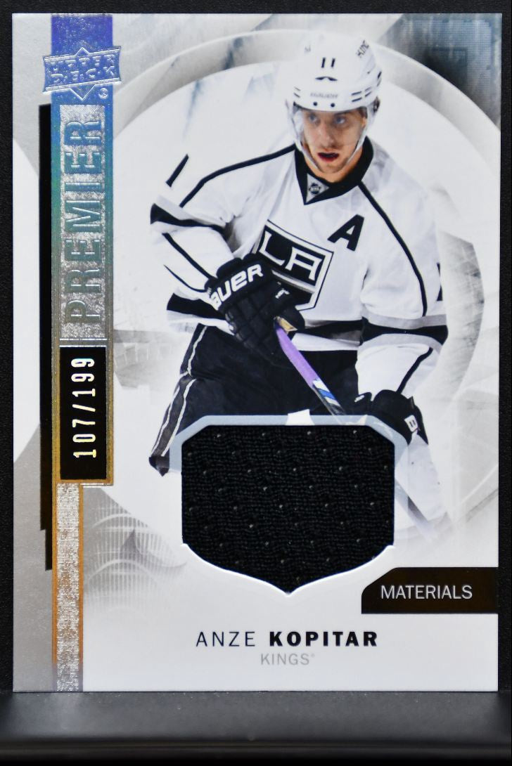 2015-16 Upper Deck Premier Base Jersey Anze Kopitar 18 Kings 107/199 Jersey 5975