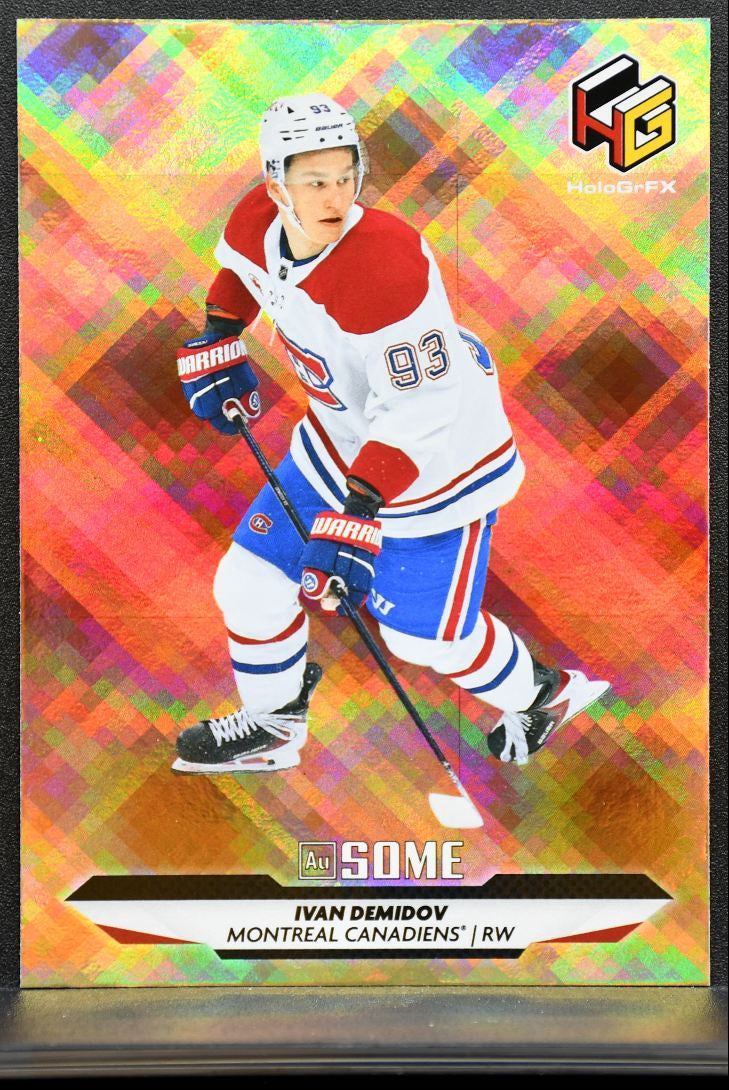 2025-26 UD Extended Series HoloGrFx Au SOME Rookies Ivan Demidov RC 7559