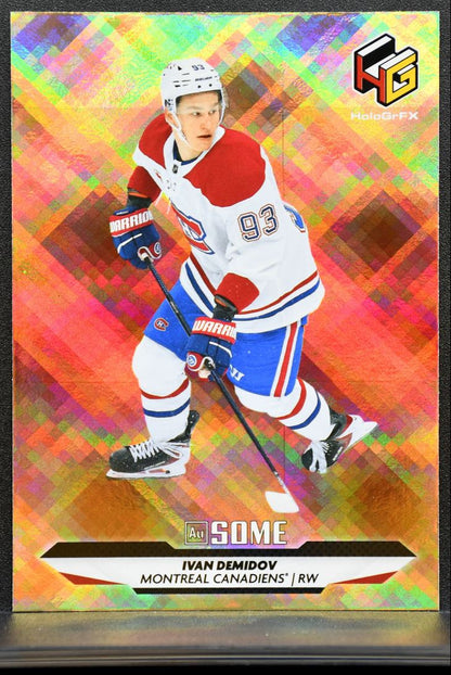 2025-26 UD Extended Series HoloGrFx Au SOME Rookies Ivan Demidov RC 7559