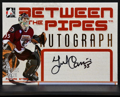 2006-07 In The Game Between Pipes Autograph Frederic Cassivi A-FC Auto 2379