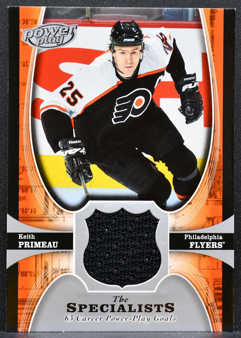 2005-06 UD PowerPlay Specialists Jersey Keith Primeau TS-KP Flyers Jersey 5451