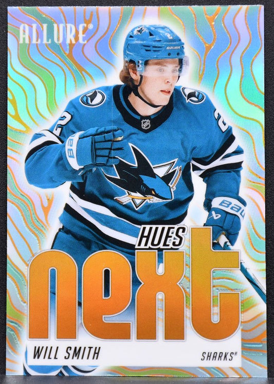 2025-26 Upper Deck Allure Hues Next Orange Will Smith HN-8 San Jose Sharks 1473