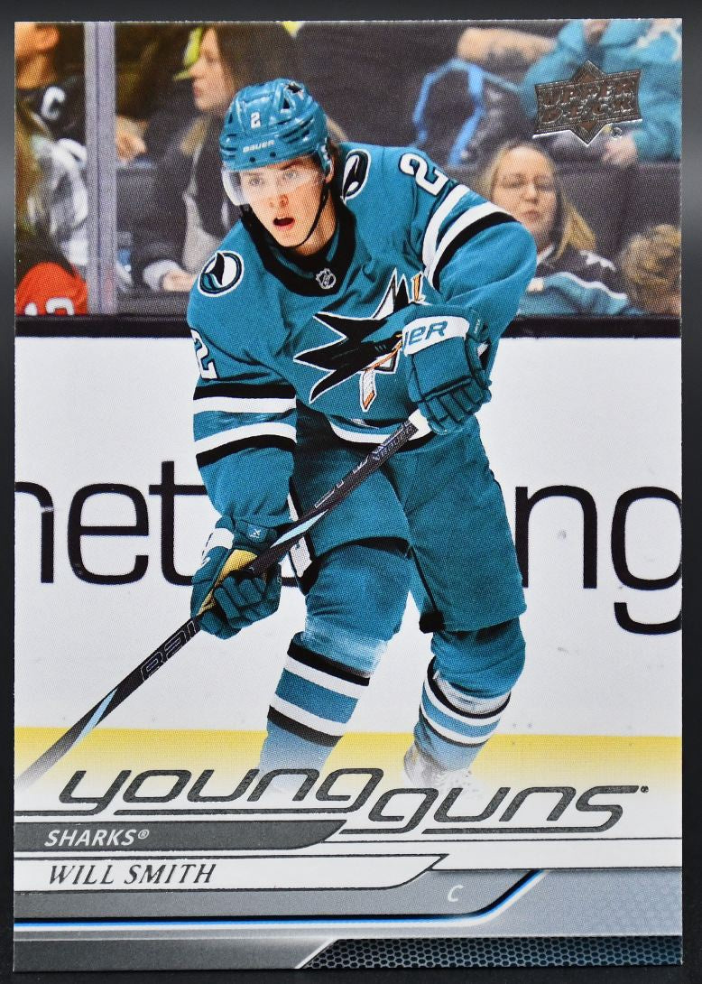 2024-25 UD Extended Series Will Smith 701 San Jose Sharks RC