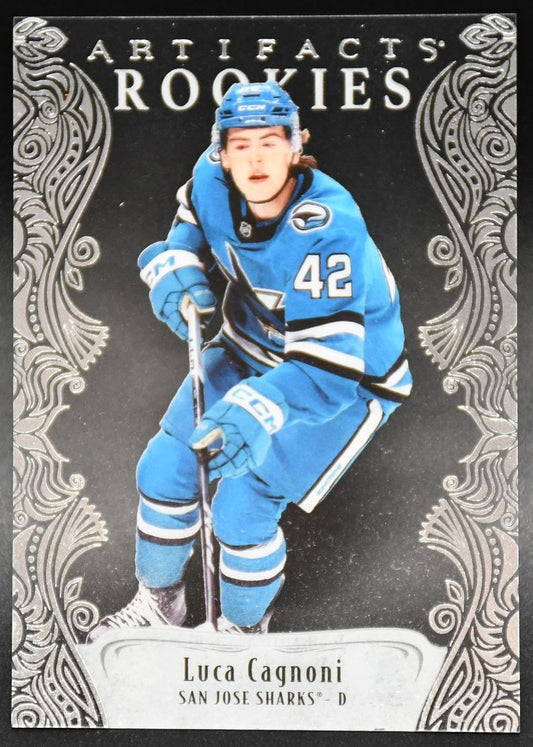 2025-26 UD Artifacts Luca Cagnoni 195 San Jose Sharks