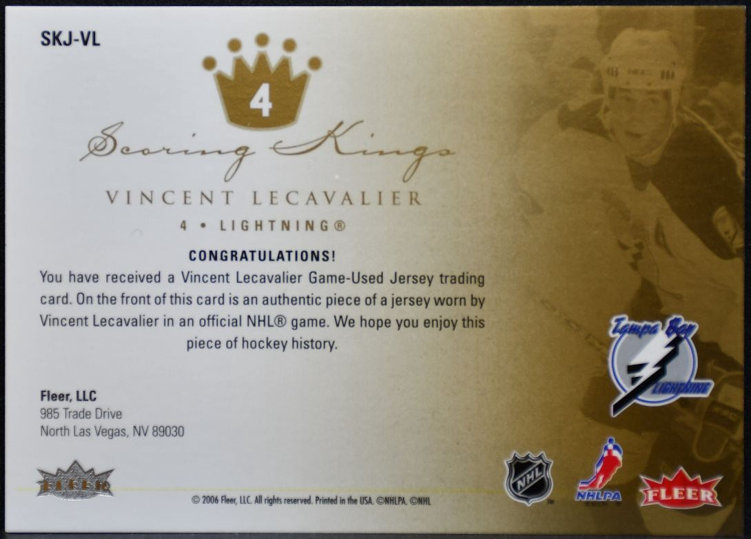 2005-06 Fleer Ultra Scoring Kings Jersey Lecavalier Lightning Jersey 9102