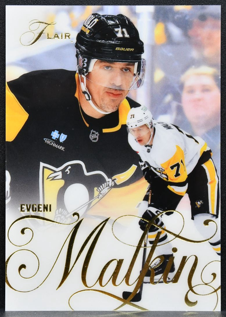 2025-26 Flair Evgeni Malkin 100 Pittsburgh Penguins 4278