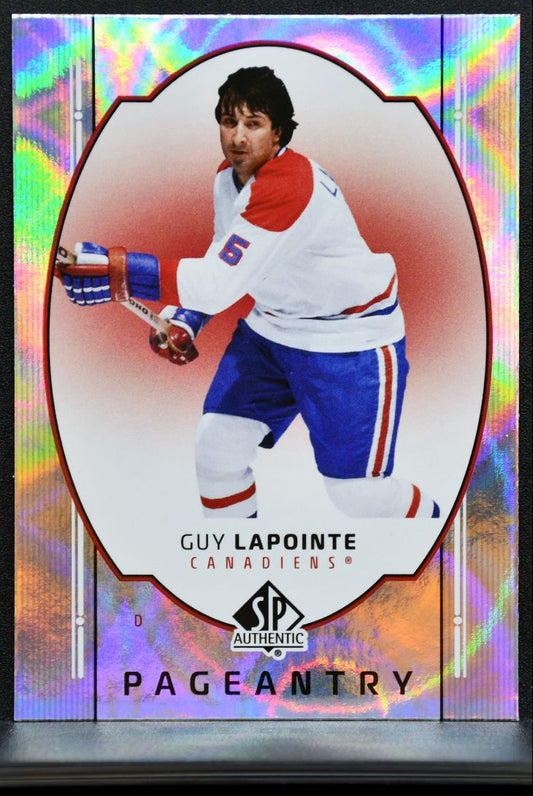 2025-26 SP Authentic Pageantry Guy Lapointe P-25 Montreal Canadiens 3420