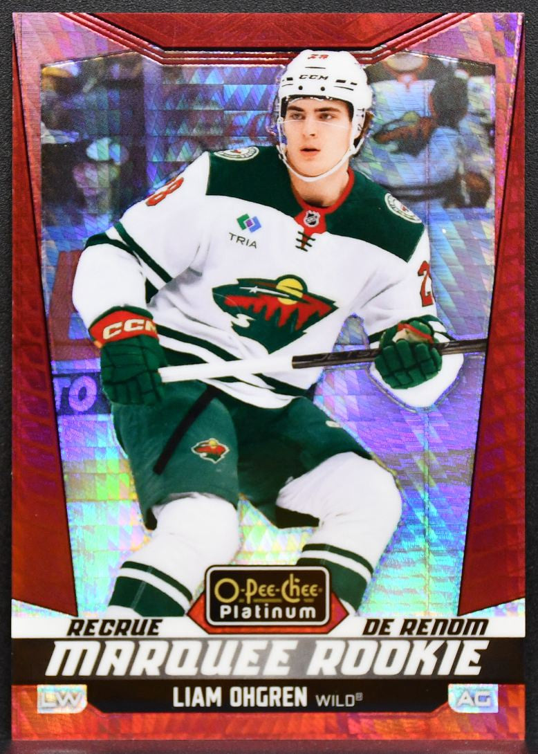 2024-25 OPC Platinum Marquee Rc Red Prism Liam Ohgren 235 Wild RC 053/199 8218