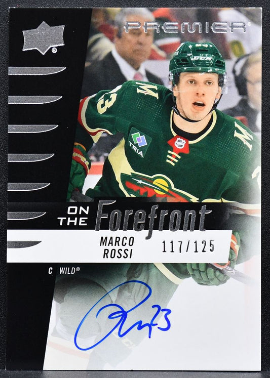 2023-24 UD Premier On the Forefront Auto Marco Rossi Wild Auto 117/125 7412