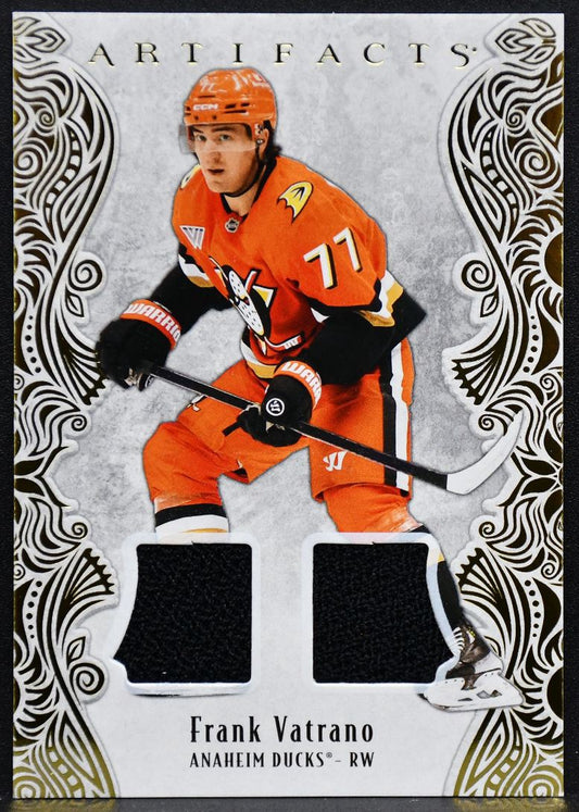 2025-26 Upper Deck Artifacts Gold Material Frank Vatrano 62 132/299 Jersey 2972