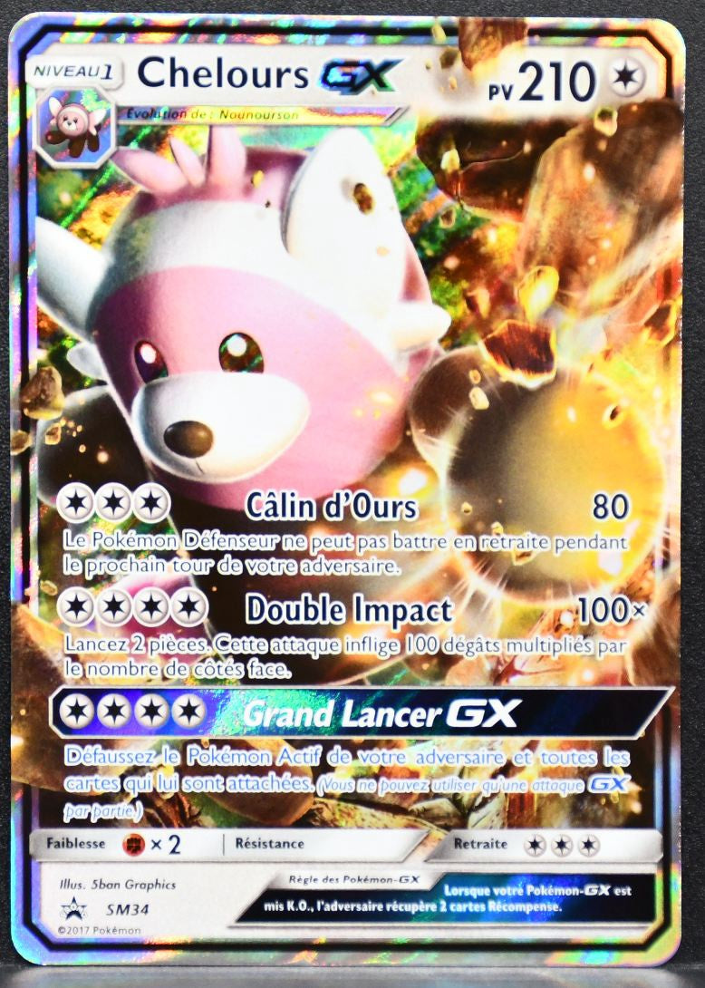 Pokémon Chelours GX French Sun & Moon: Promos SM34 MP French