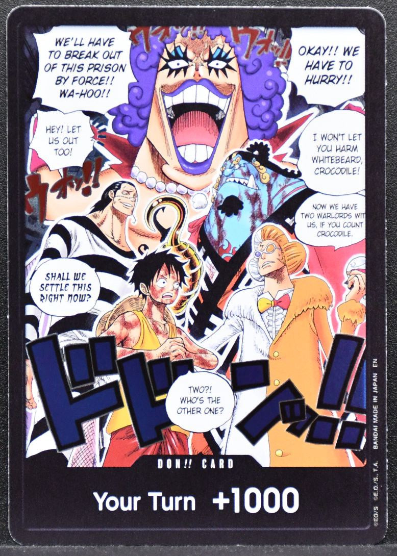 ONE PIECE DON!! Card (Alternate Art) The Time of Battle NM English