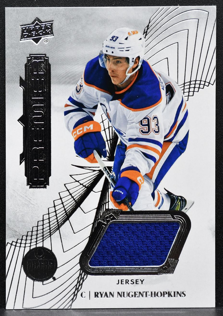 2022-23 Upper Deck Premier Jersey Ryan Nugent-Hopkins 2 Oilers Jersey 3482