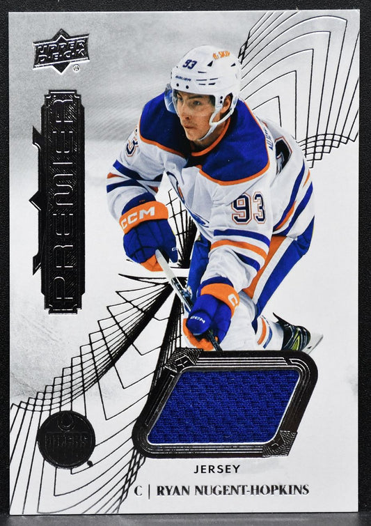2022-23 Upper Deck Premier Jersey Ryan Nugent-Hopkins 2 Oilers Jersey 3482