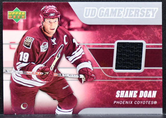 2006-07 UD Series 2 UD Game Jerseys Shane Doan J2-SD Phoenix Coyotes Jersey 8789