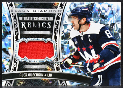 2022-23 UD Black Diamond Mine Relics Ovechkin DMR-AO Capitals Jersey 3862