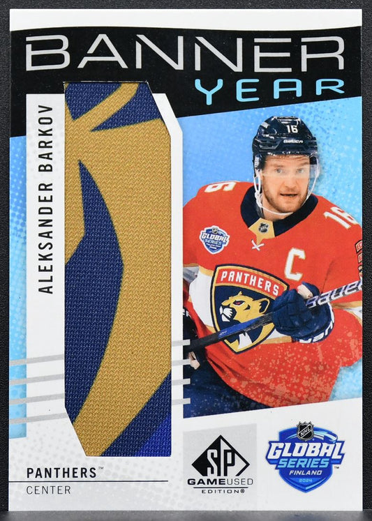 2025-26 SP Game Used Global Series Banner Year Aleksander Barkov Patch 7220