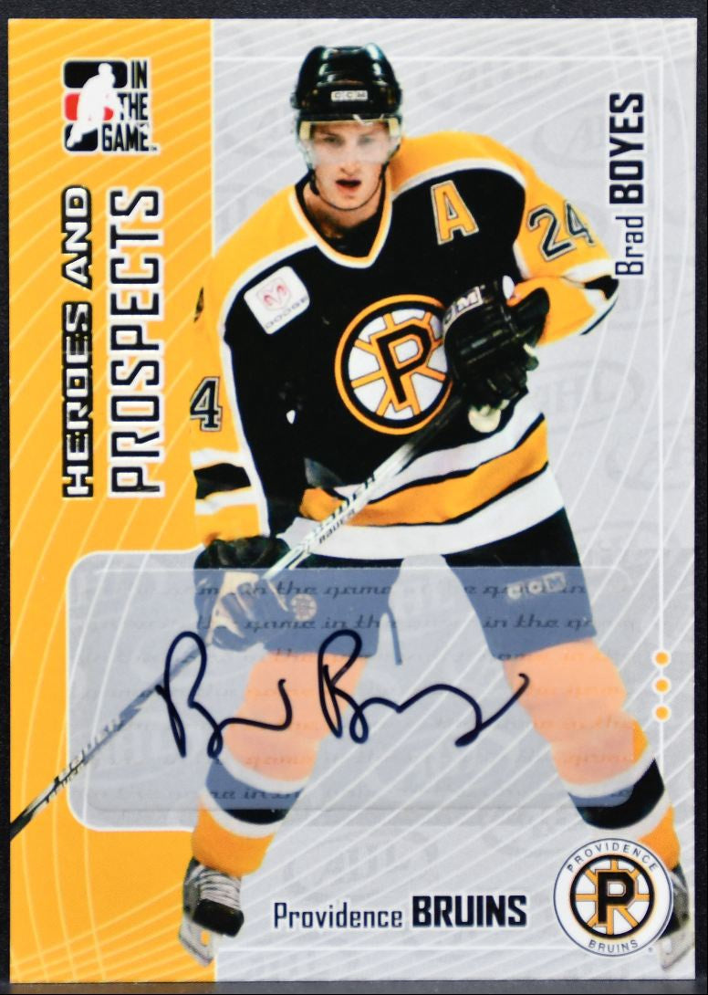 2005-06 In The Game Heroes and Prospects Auto Brad Boyes Auto 9830