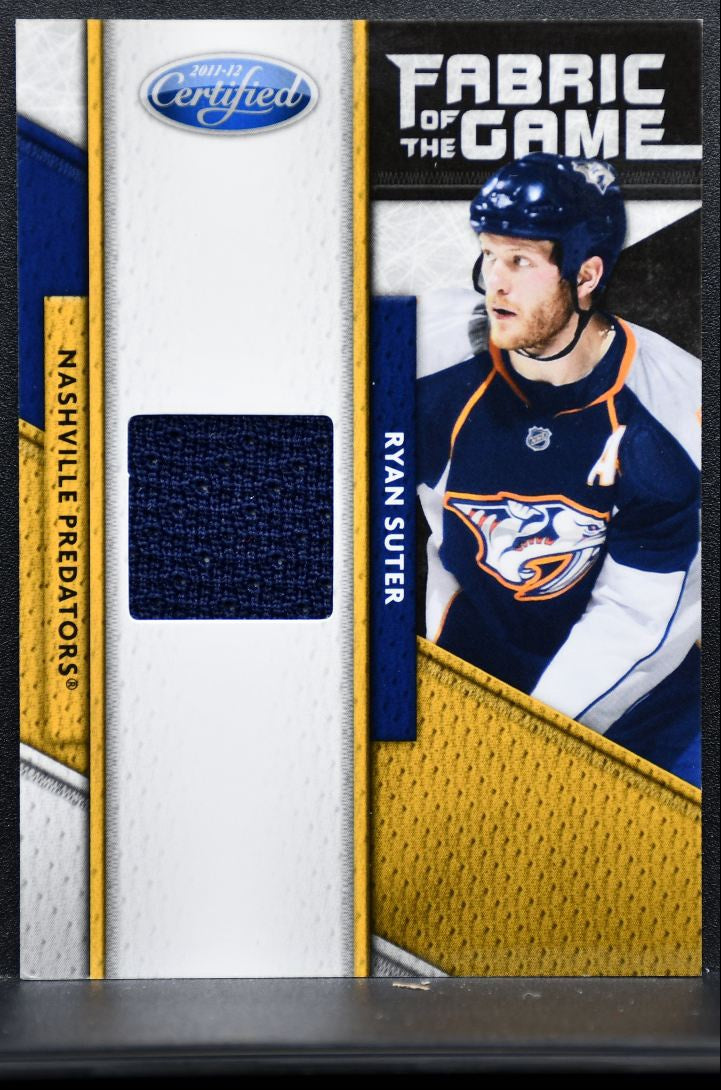 2011-12 Panini Certified Fabric of the Game Suter /399 Jersey 1862
