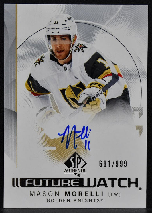 2024-25 SP Authentic Future Watch Auto Mason Morelli 119 RC Auto 691/999