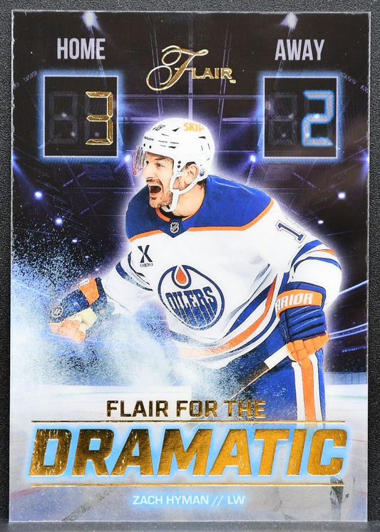2025-26 Flair for the Dramatic Zach Hyman FTD-6 Edmonton Oilers 0252
