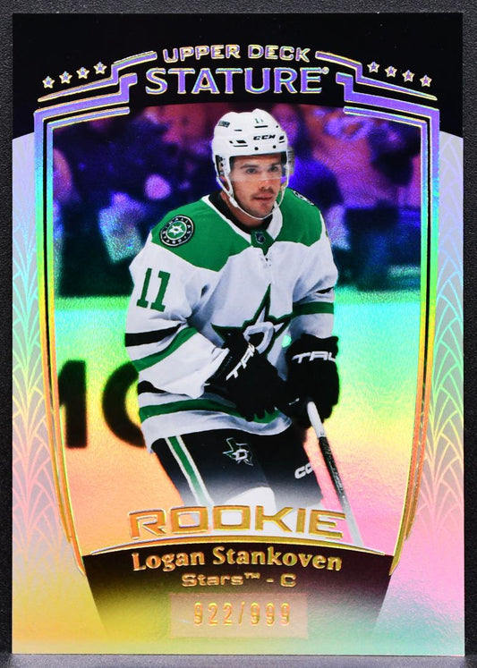 2024-25 Upper Deck Stature Rookie Logan Stankoven 36 Stars RC 922/999 3639