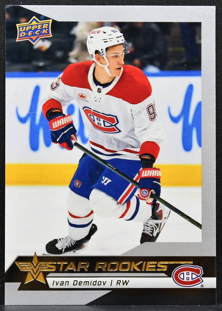 2025-26 Upper Deck NHL Star Rookies Box Set Ivan Demidov 1 Canadiens RC 6180