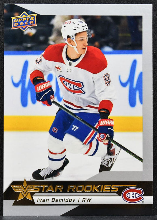 2025-26 Upper Deck NHL Star Rookies Box Set Ivan Demidov 1 Canadiens RC 6180