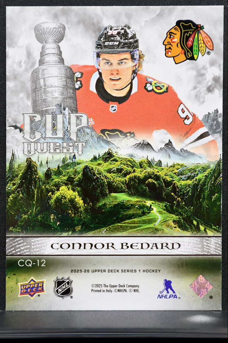 2025-26 Upper Deck Series 1 Cup Quest Connor Bedard Chicago Blackhawks 3956