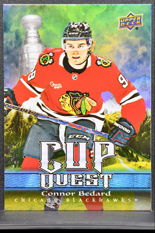 2025-26 Upper Deck Series 1 Cup Quest Connor Bedard Chicago Blackhawks 3956