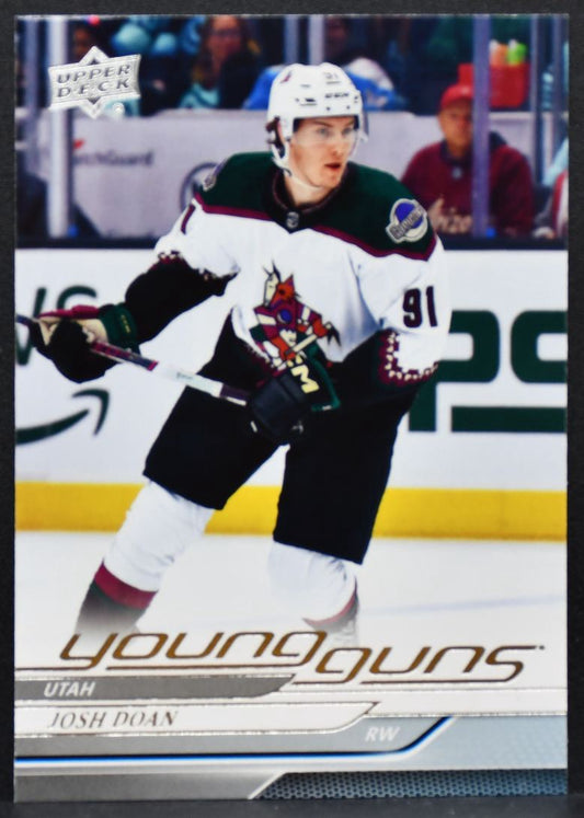 2024-25 Upper Deck Series 1 Young Guns Josh Doan 233 Utah Hockey Club RC 9400
