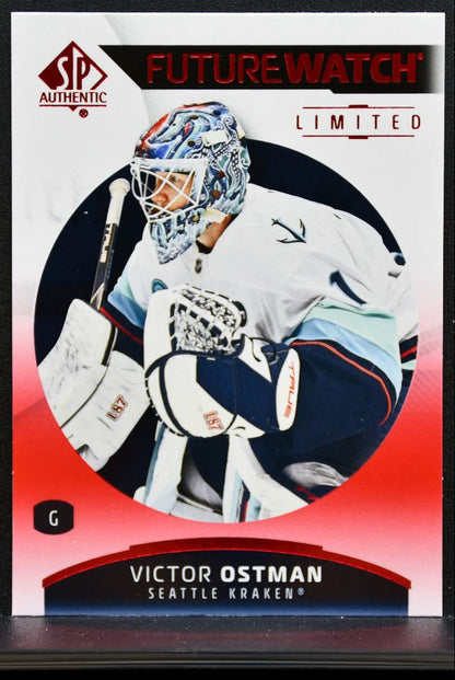 2025-26 SP Authentic Future Watch Limited Red Victor Ostman RC 8525