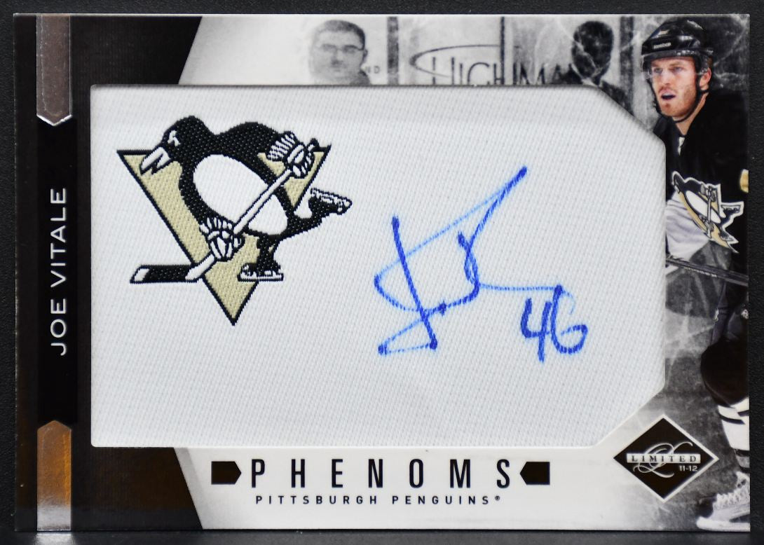 2011-12 Panini Limited Phenoms Vitale 229 Penguins RC Auto 227/299 Patch 0270