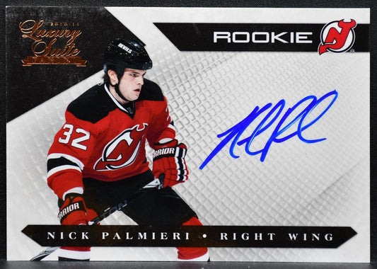 2010-11 Panini Luxury Suite Rookie Auto Nick Palmieri Devils RC Auto 0316