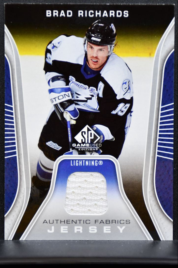 2006-07 SP Game Used Authentic Fabrics Brad Richardson Lightning Jersey 6583