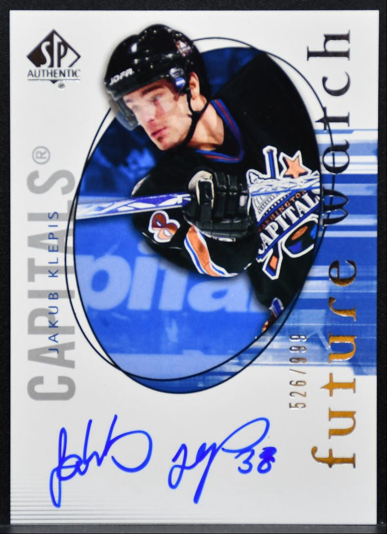 2005-06 SP Authentic Future Watch Auto Jakub Klepis RC Auto 526/999 9632